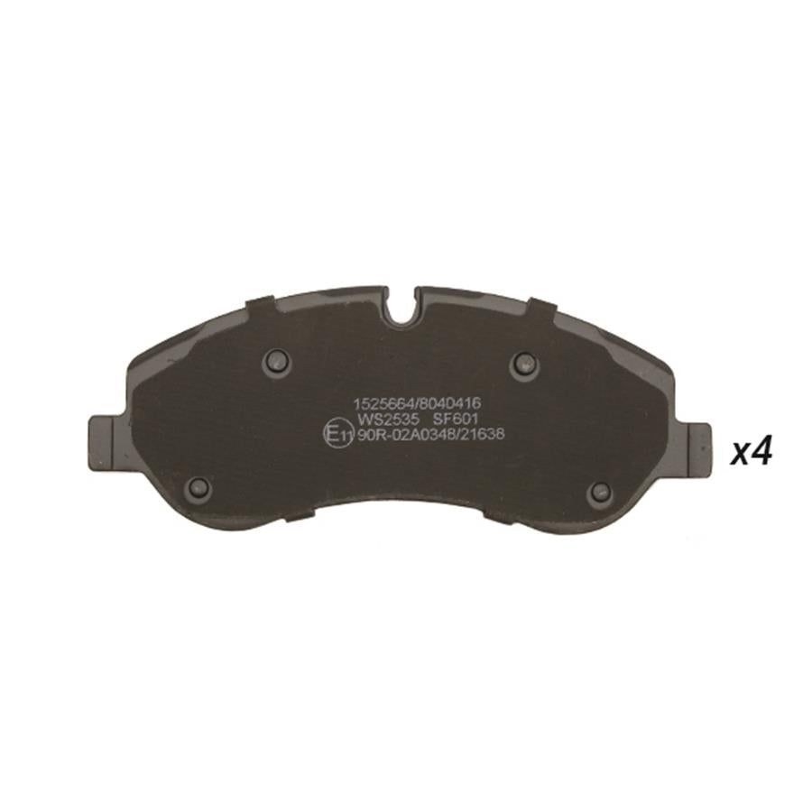 Jogo de calços de travão frontal JK212K021GA | Ford