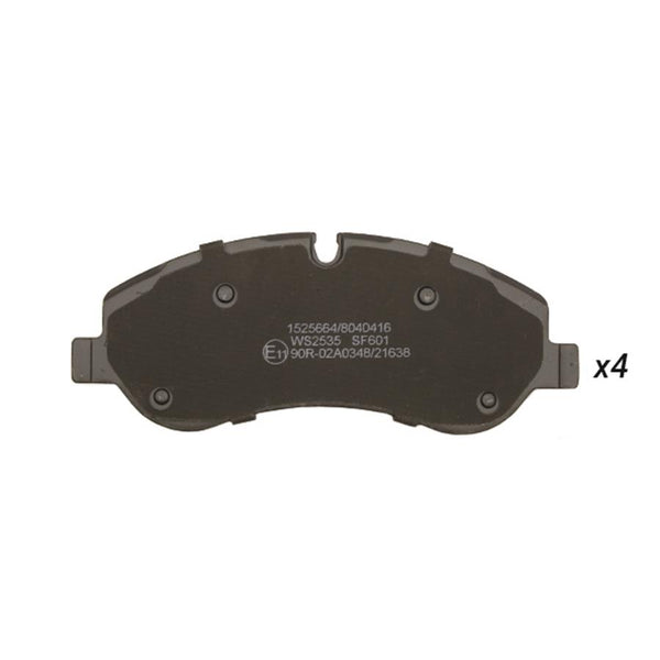 Jogo de calços de travão frontal JK212K021GA | Ford