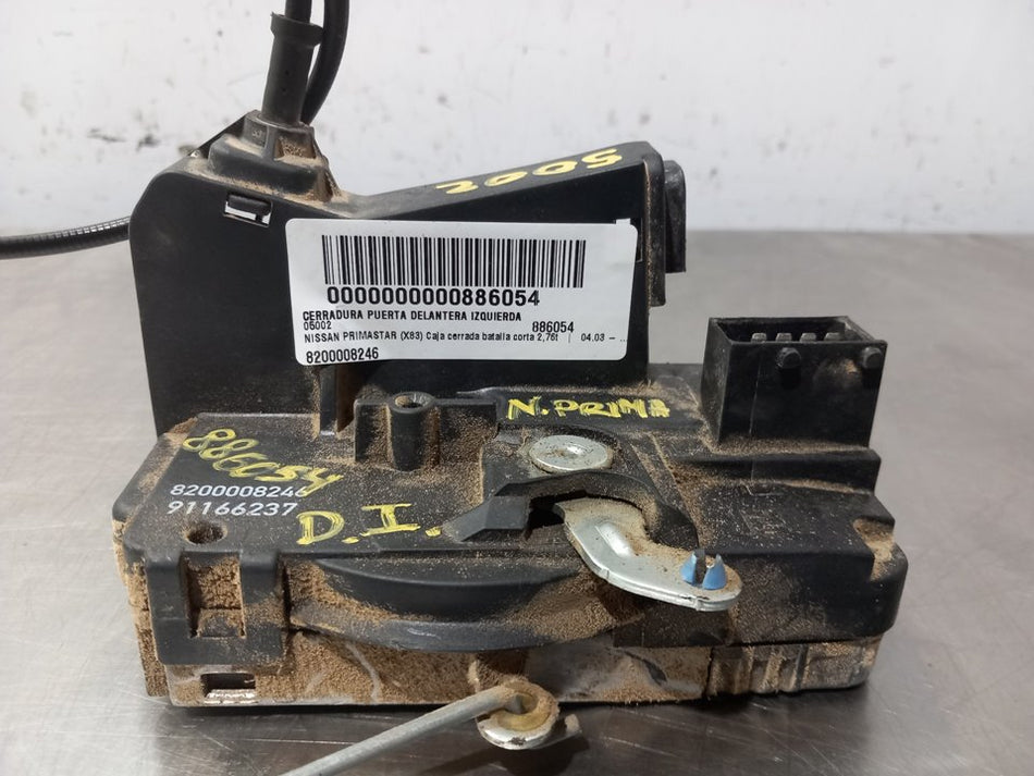 Fechadura porta frontal esquerda | Nissan Primastar (X83)