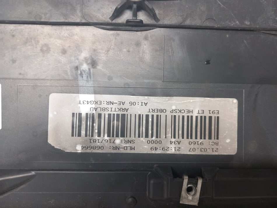 Spoiler traseiro | BMW Série 3 Touring (E91)