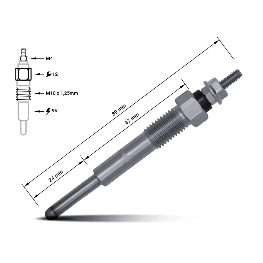 Vela de aquecimento 5-81410040-0 | Isuzu
