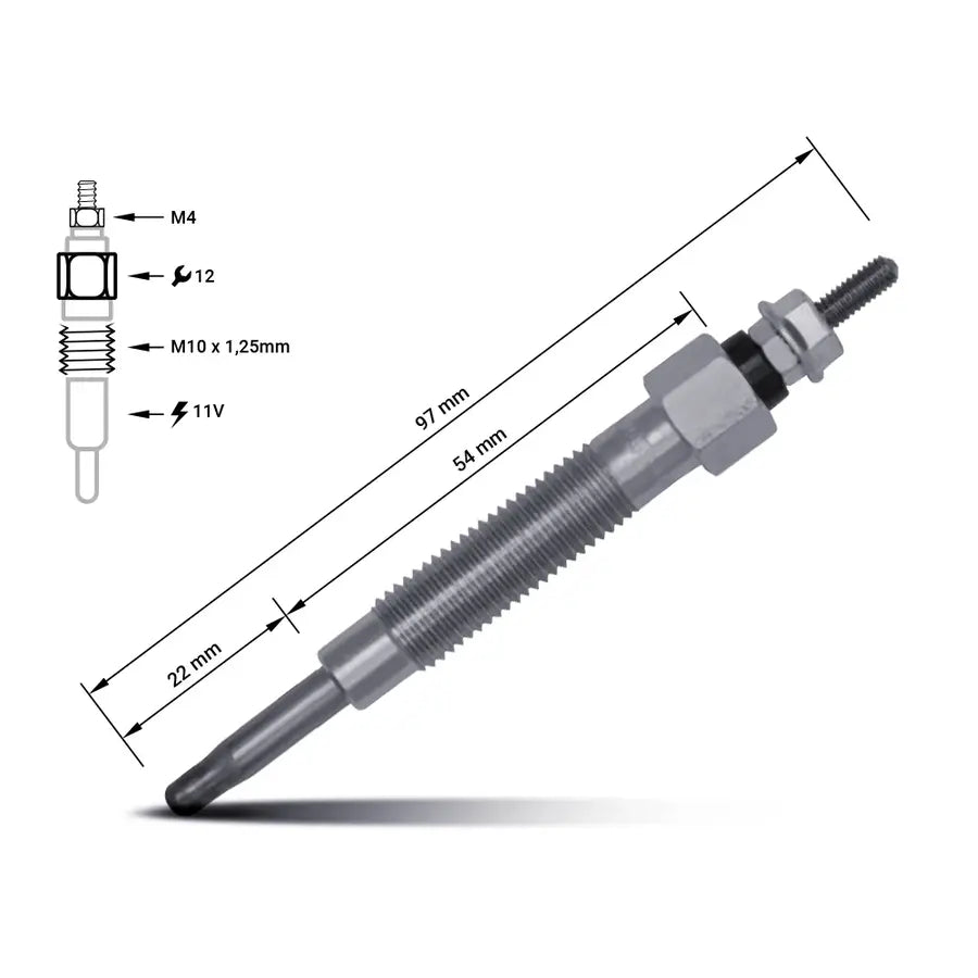Vela de aquecimento 36710-42020 | Hyundai